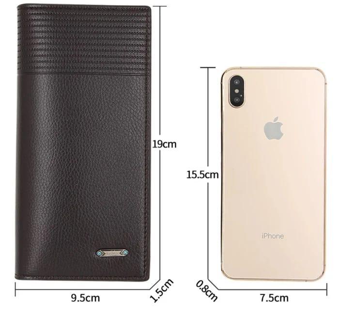 Men's Long Leather Wallet
