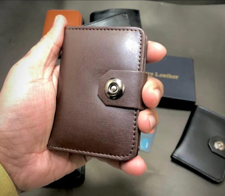 Plain Men's Leather Wallet