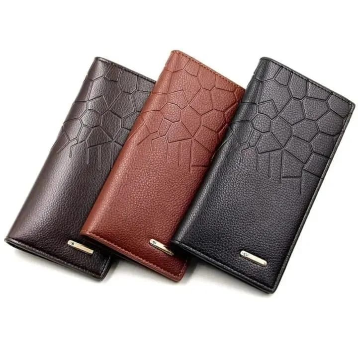 Men's Leather Wallet (Half-Crocodile Design) please Write Description