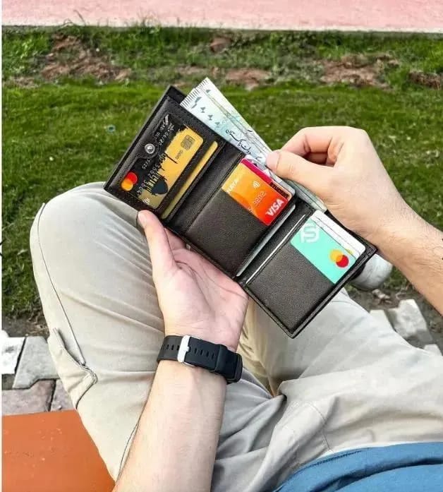 Men's Trifold Leather Wallet