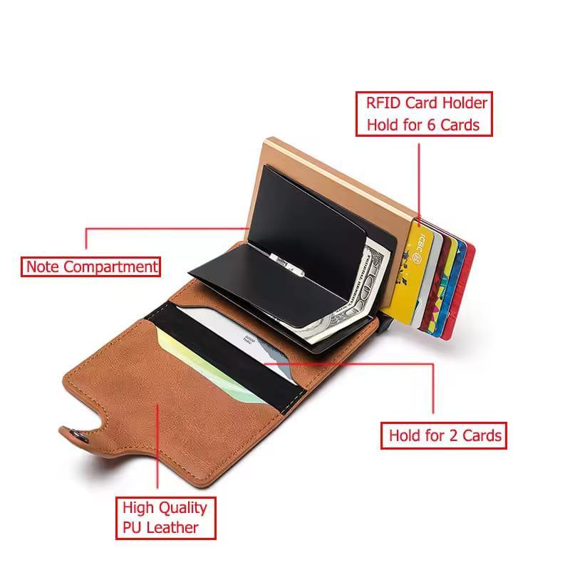 Men's PU Leather Bi-Fold Wallet - 1 Pc Pocket Friendly & Stylish
